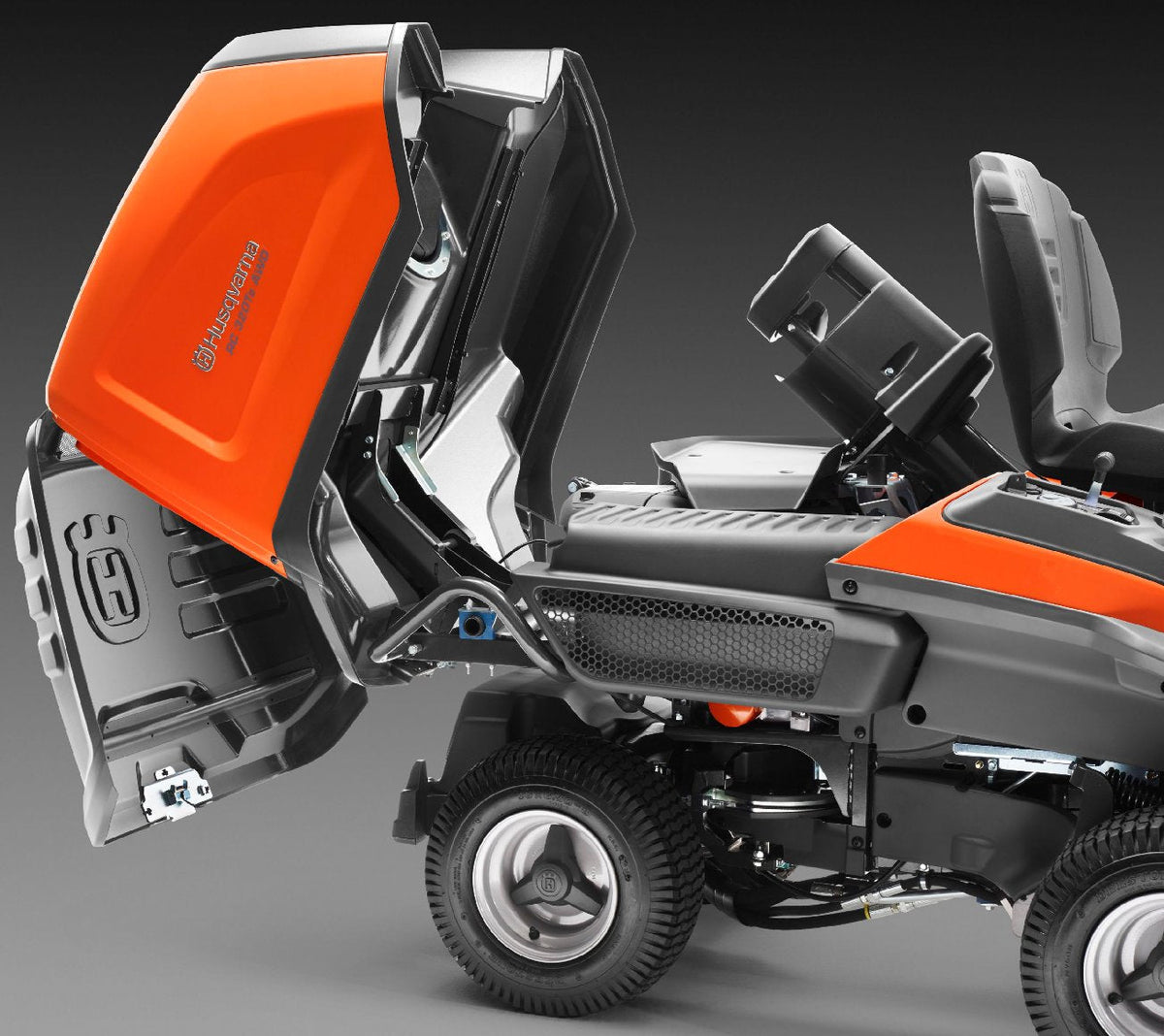 Husqvarna RC 320Ts AWD professionele frontmaaier met opvang – basismachine zonder maaidek – afbeelding 15