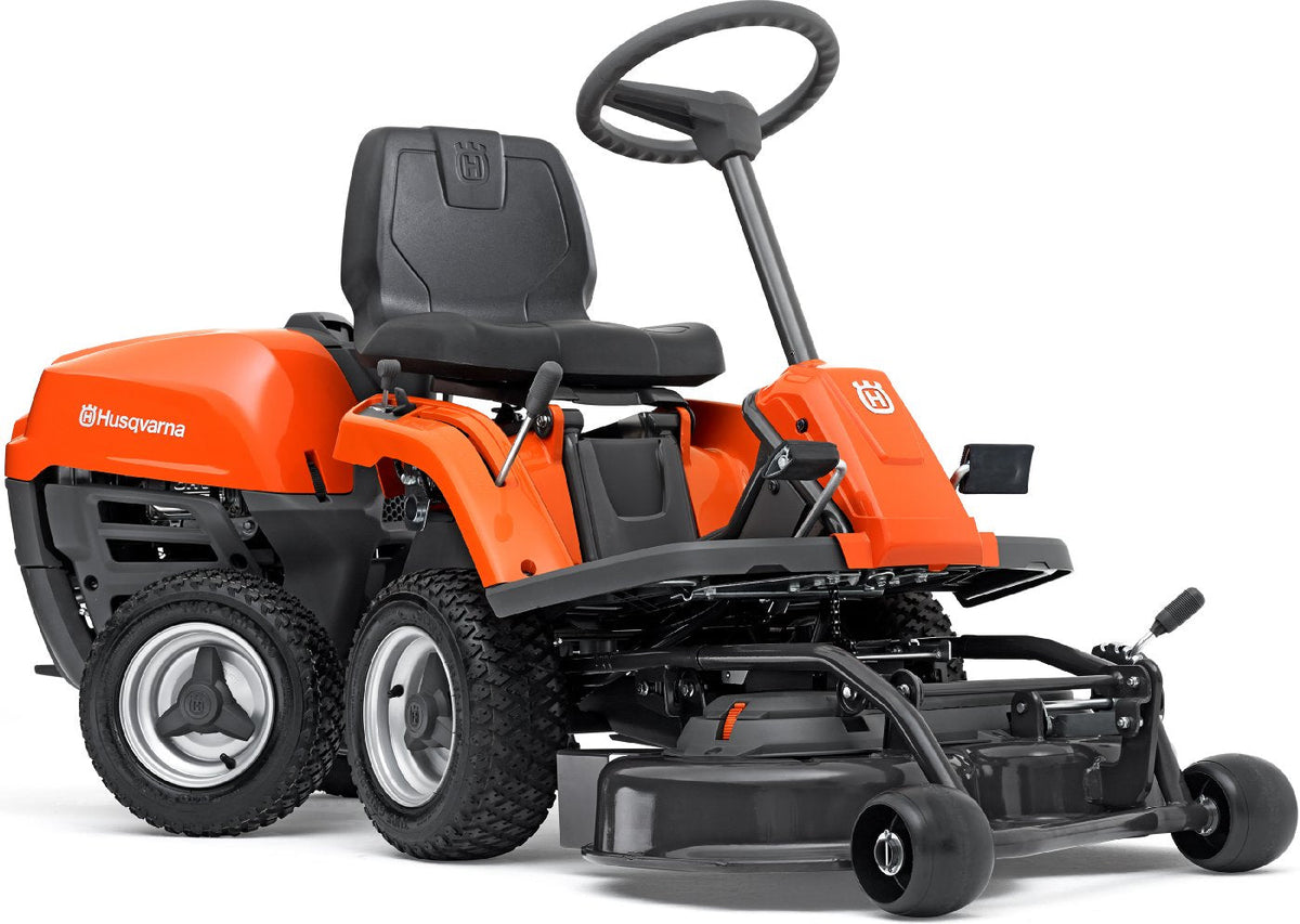 Husqvarna R 112C5 frontmaaier met Combi 85 maaidek