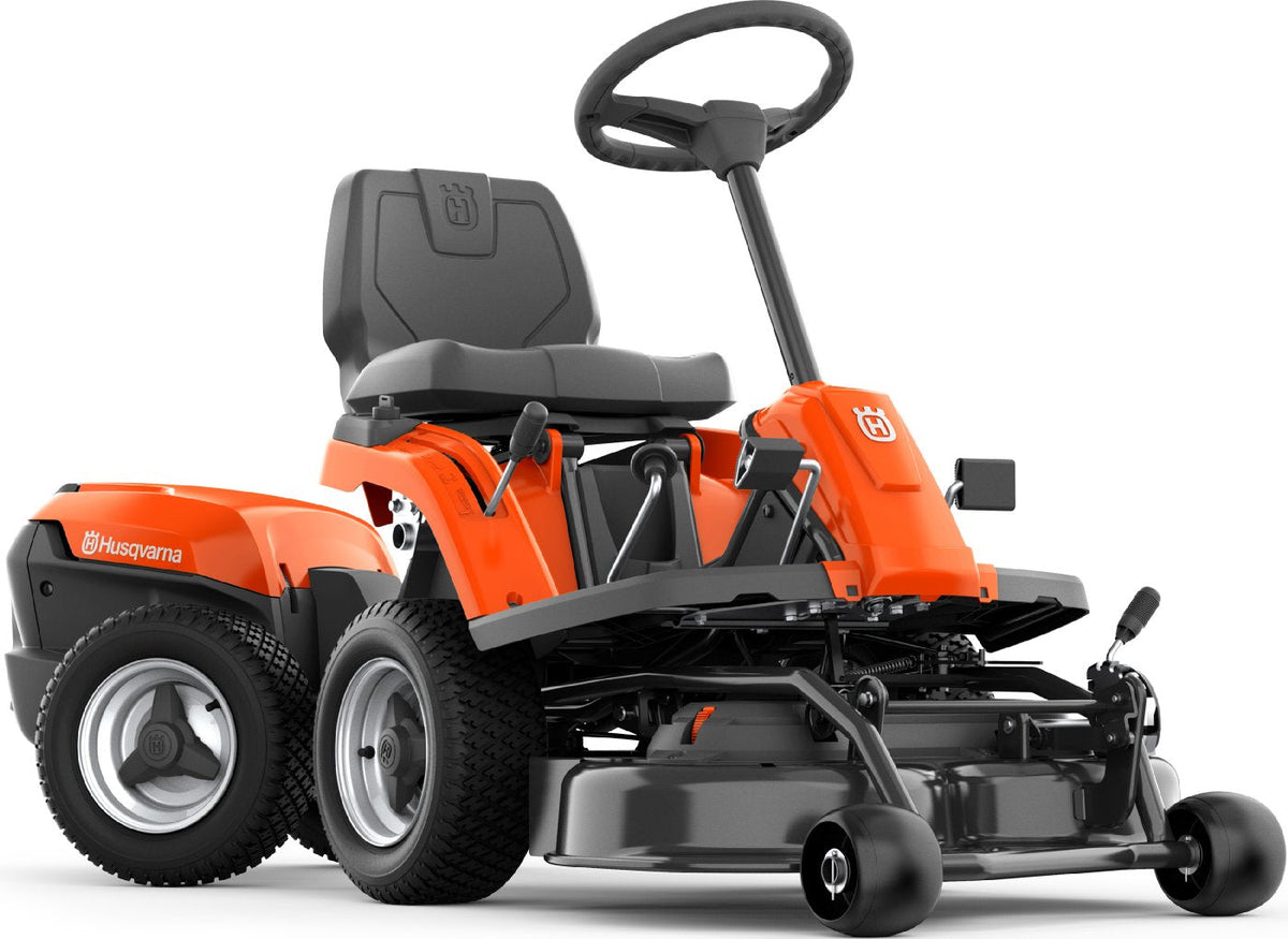 Husqvarna R 112iC accu-frontmaaier met Combi 85 maaidek, accu en lader