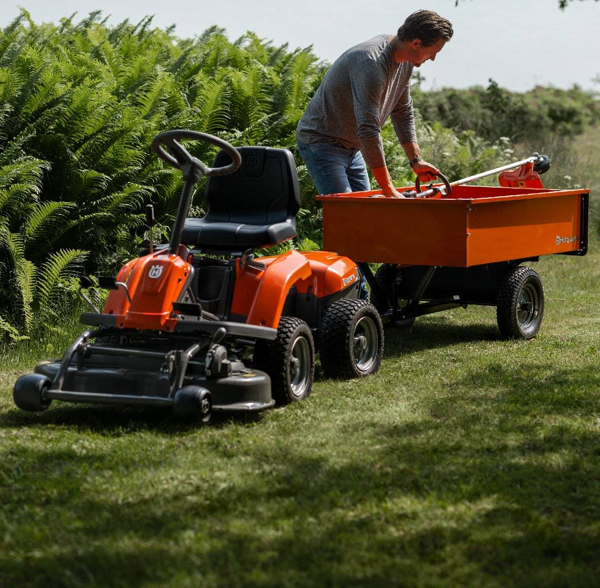 Husqvarna R 112iC accu-frontmaaier met Combi 85 maaidek, accu en lader – afbeelding 5