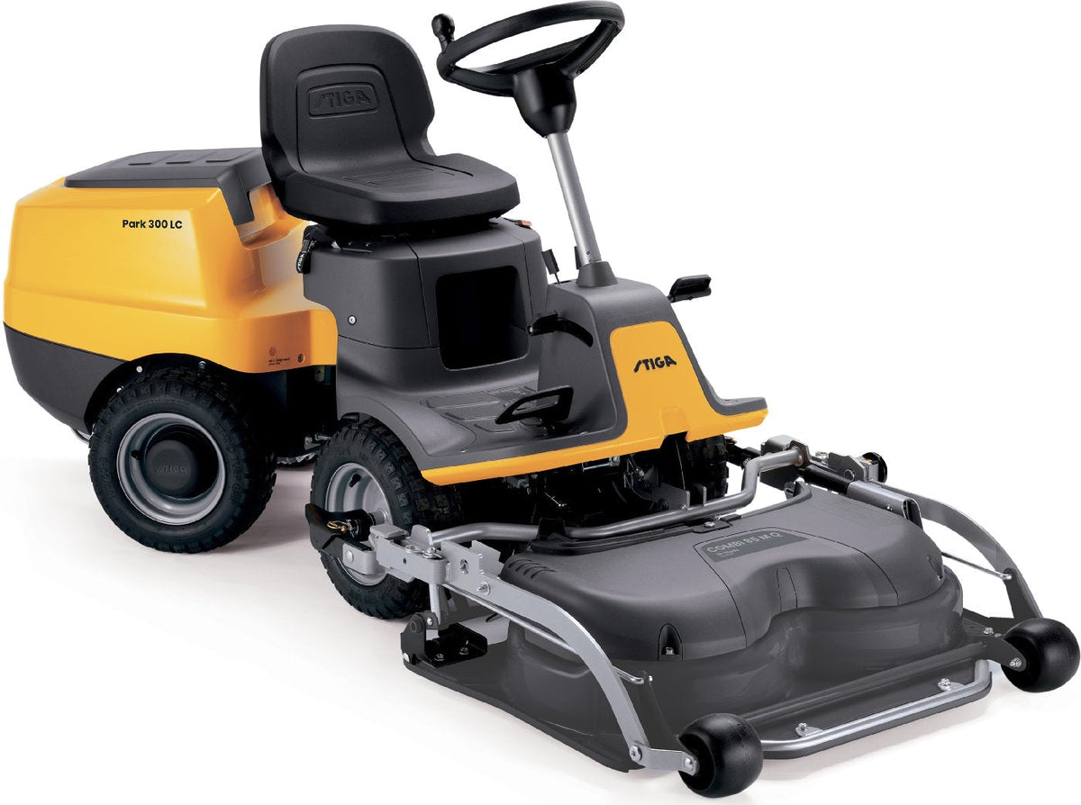 Stiga Park 300 LC frontmaaier met 85 MQ maaidek