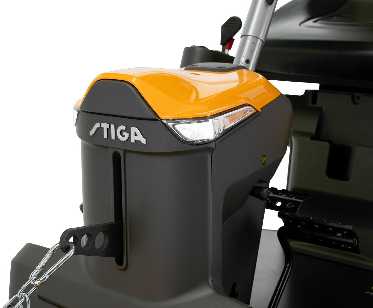 Stiga Park 500 WX 4WD frontmaaier met Combi Pro 110 Q Plus en winterpakket – afbeelding 3