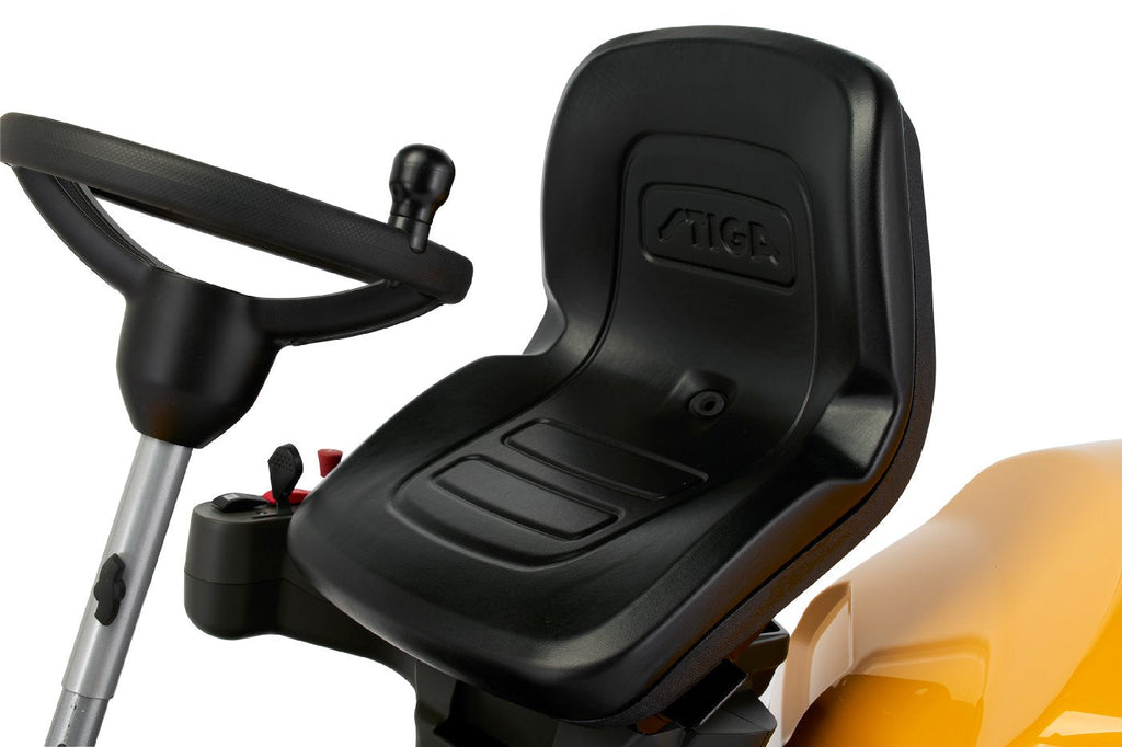 Stiga Park 500 WX 4WD frontmaaier met Combi Pro 110 Q Plus maaidek – afbeelding 12